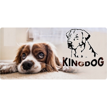 Legowisko dla psa kojec KINGDOG 100x75 cm personalizowane wodoodporne zielone